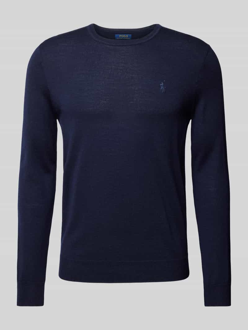 Polo Ralph Lauren Slim fit gebreide pullover van zuivere wol