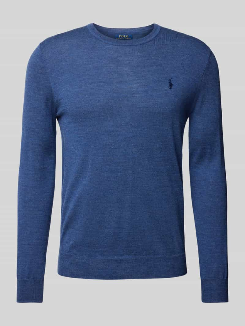 Polo Ralph Lauren Slim fit gebreide pullover van zuivere wol