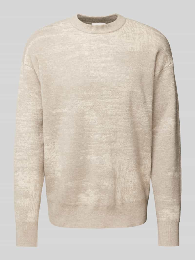 CK Calvin Klein Gebreide pullover met ronde hals