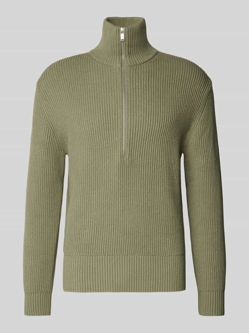 Drykorn Gebreide pullover met opstaande kraag, model 'MANUELO'