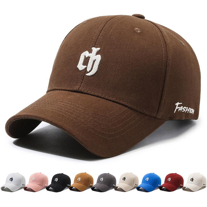 ONIHUA Lente Herfst Mannen Baseball Cap Vrouwen Outdoor Geborduurde Brief Zonnehoed Zomer Paardenstaart Panama Cap Vizier Hoeden grijs