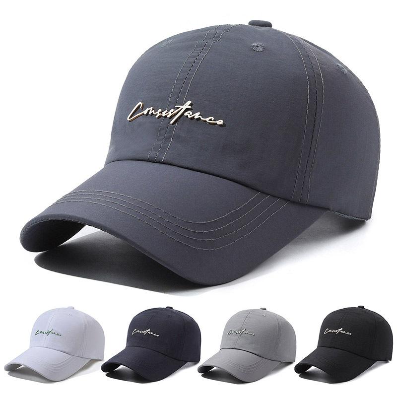 ONIHUA Zomer Mannen Vrouwen Baseball Cap Zonnescherm Sneldrogende Cap Ademende Outdoor Zonnekap Zonnebrandcrème Sport Cap wit