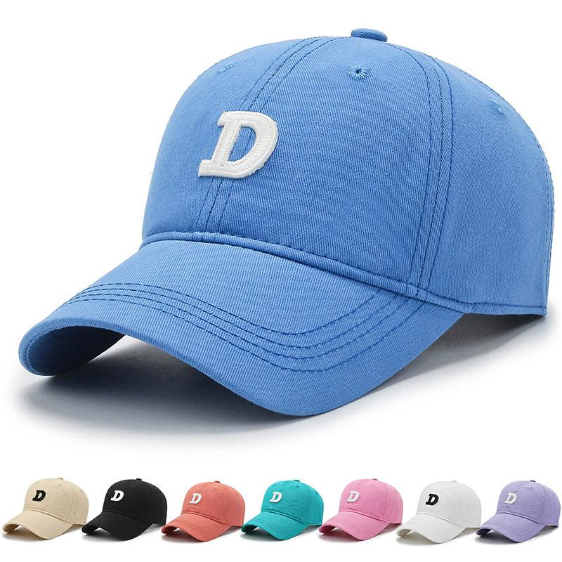 ONIHUA Lente Zomer Brief Cap Katoen Heren Zonnehoed Dames Baseball Cap Borduren, Paardenstaart Panama Cap Snapback Hoed Zonneklep Hoeden Vissershoed Piek Cap paars