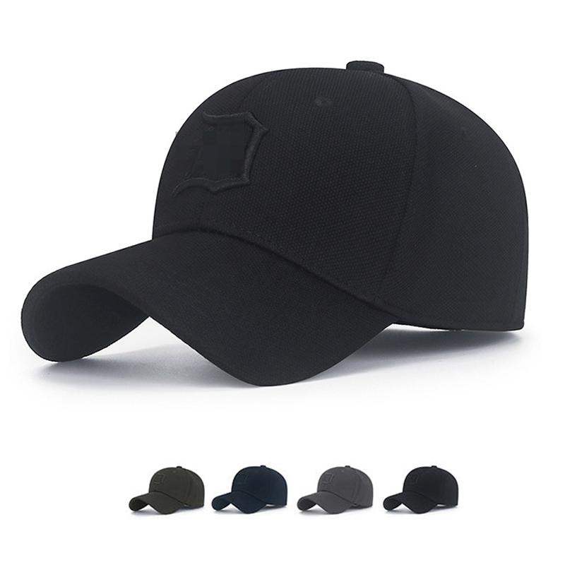 ONIHUA Lente Zomer Cap Mannen Vrouwen Ademende Sport Baseball Cap Snapback Hoed Zonneklep Hoeden Vissershoed Piek Cap zwart