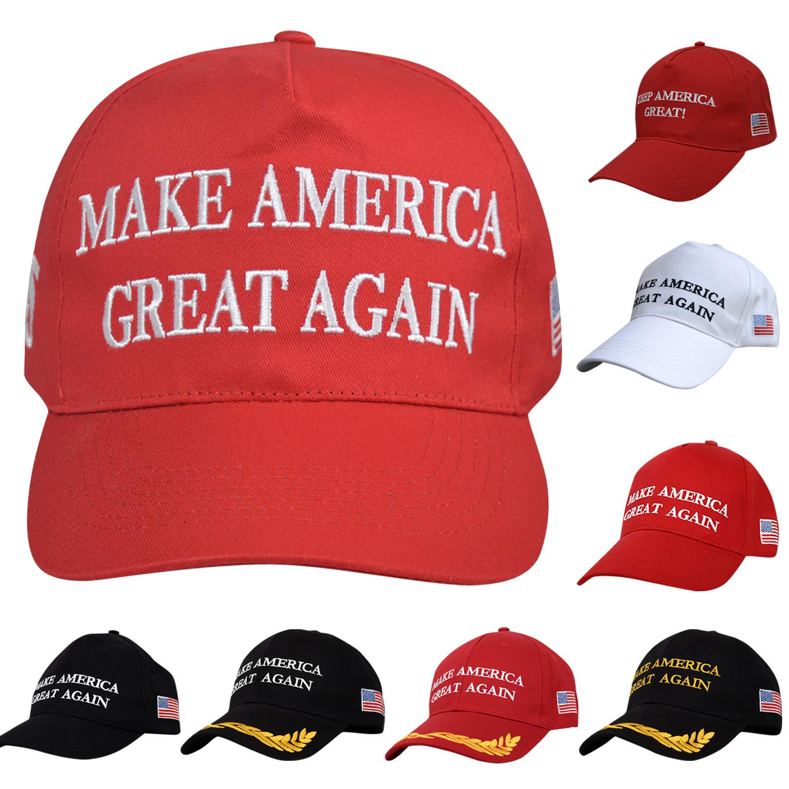 Wahaha123 Make America Great Again Hat Verstelbare honkbalpet One Size