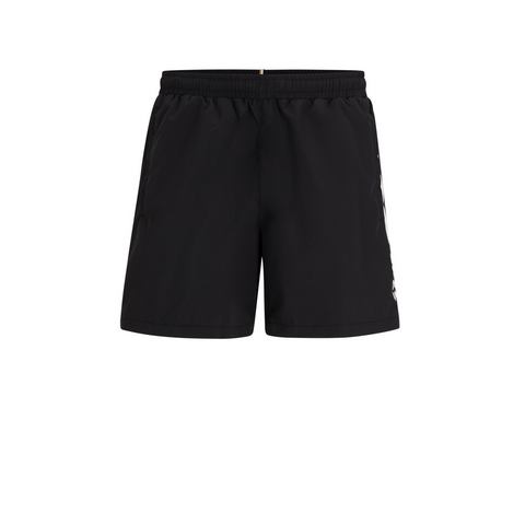 BOSS Zwemshort Dolphin met contraststrepen opzij