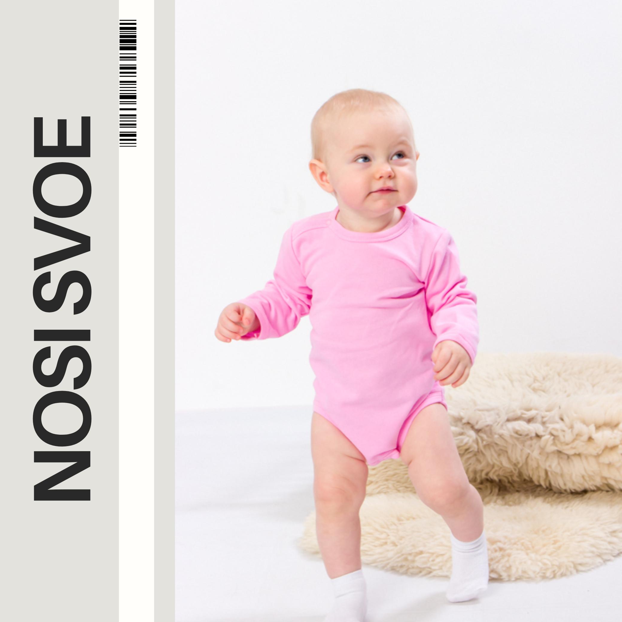 НС Bodysuit (infant girls) 5010-023-5 Nosi Svoe 56 warme witte kleur