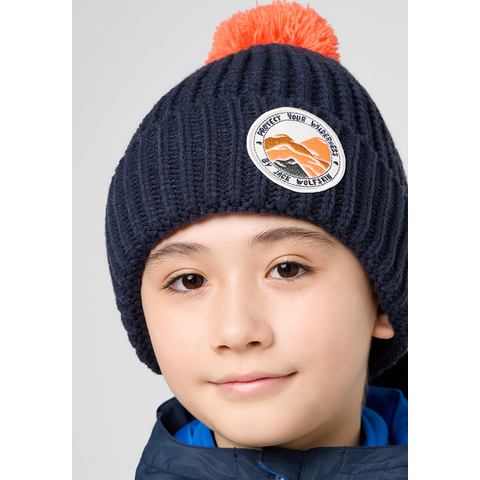 Jack Wolfskin Pomponmuts POMPOM BADGE BEANIE K