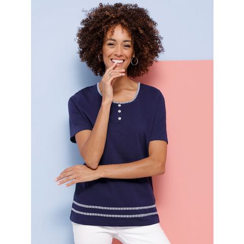 Classic Basics Shirt met ronde hals Shirt (1-delig)