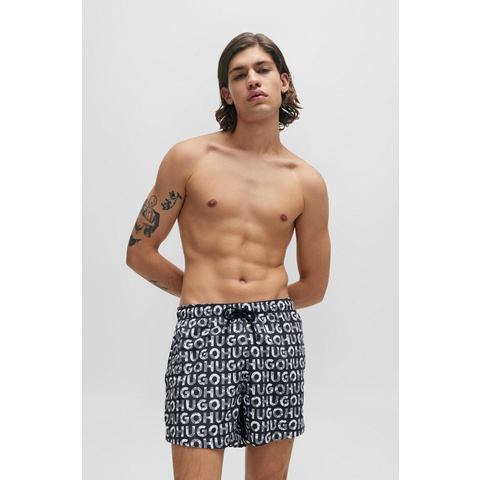 HUGO underwear Zwemshort Tortuga met print