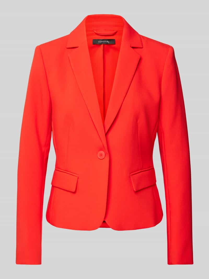 Comma Blazer met reverskraag