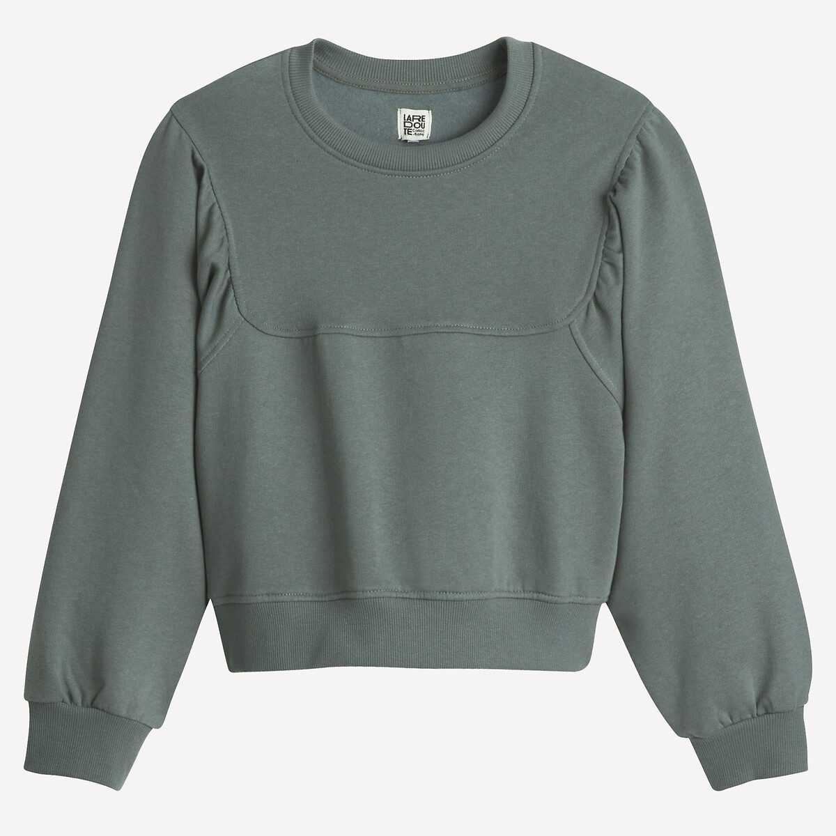 LA REDOUTE COLLECTIONS Sweater in molton met ronde hals