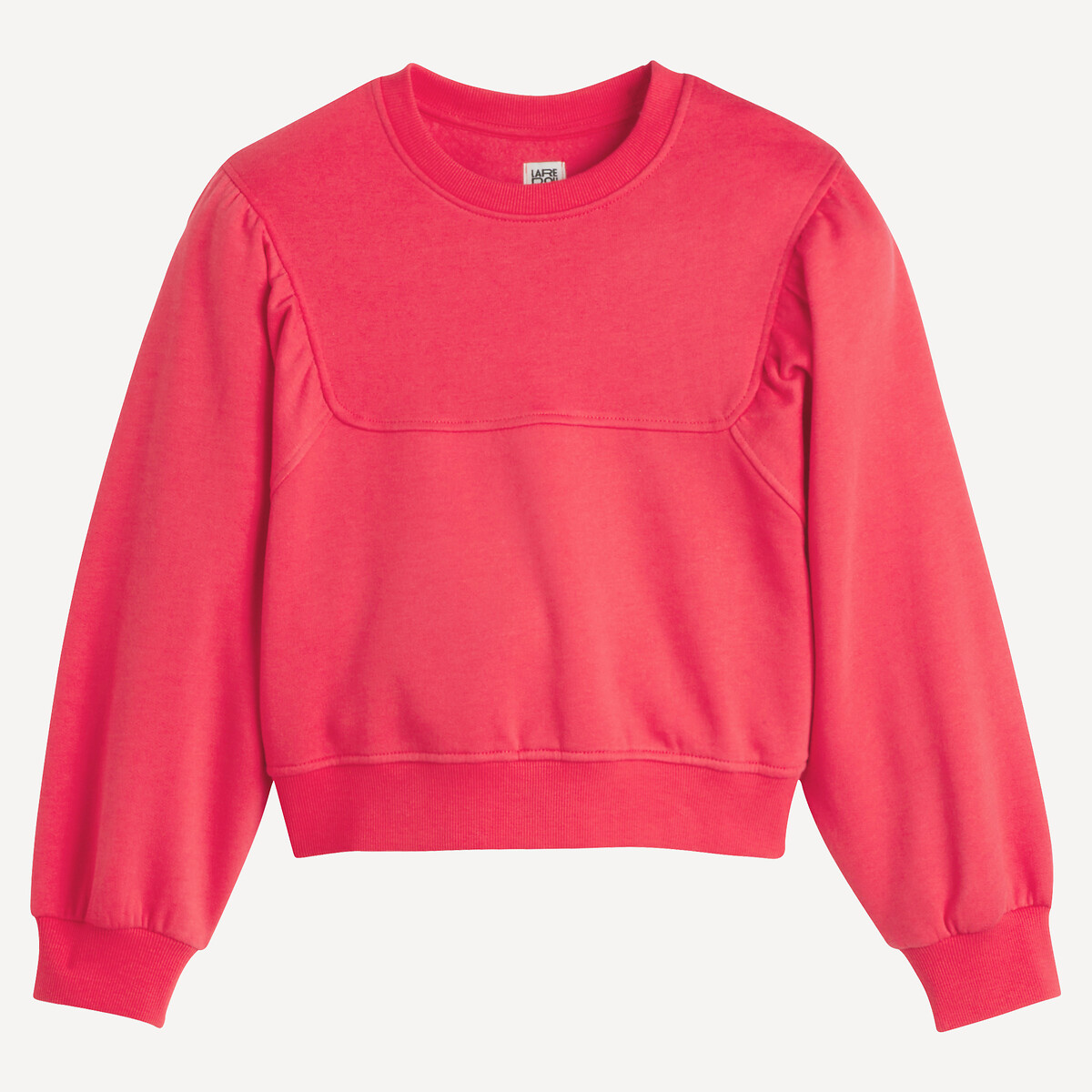 LA REDOUTE COLLECTIONS Sweater in molton met ronde hals