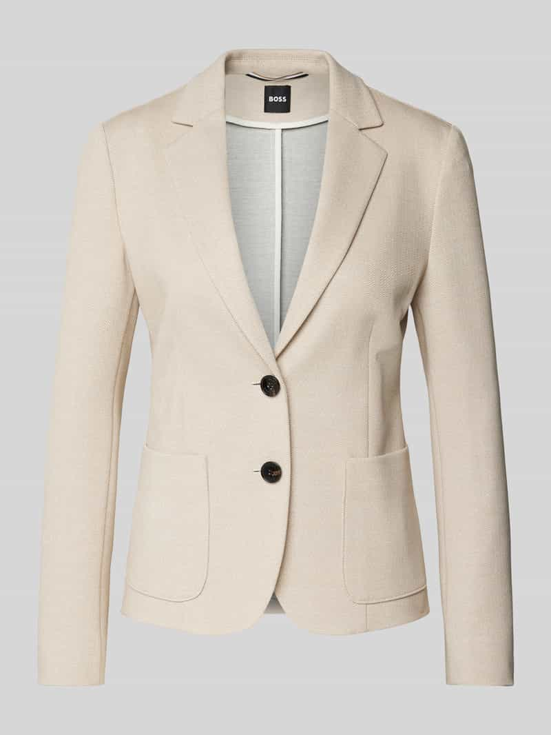 Boss Blazer met reverskraag, model 'Jonalahra'