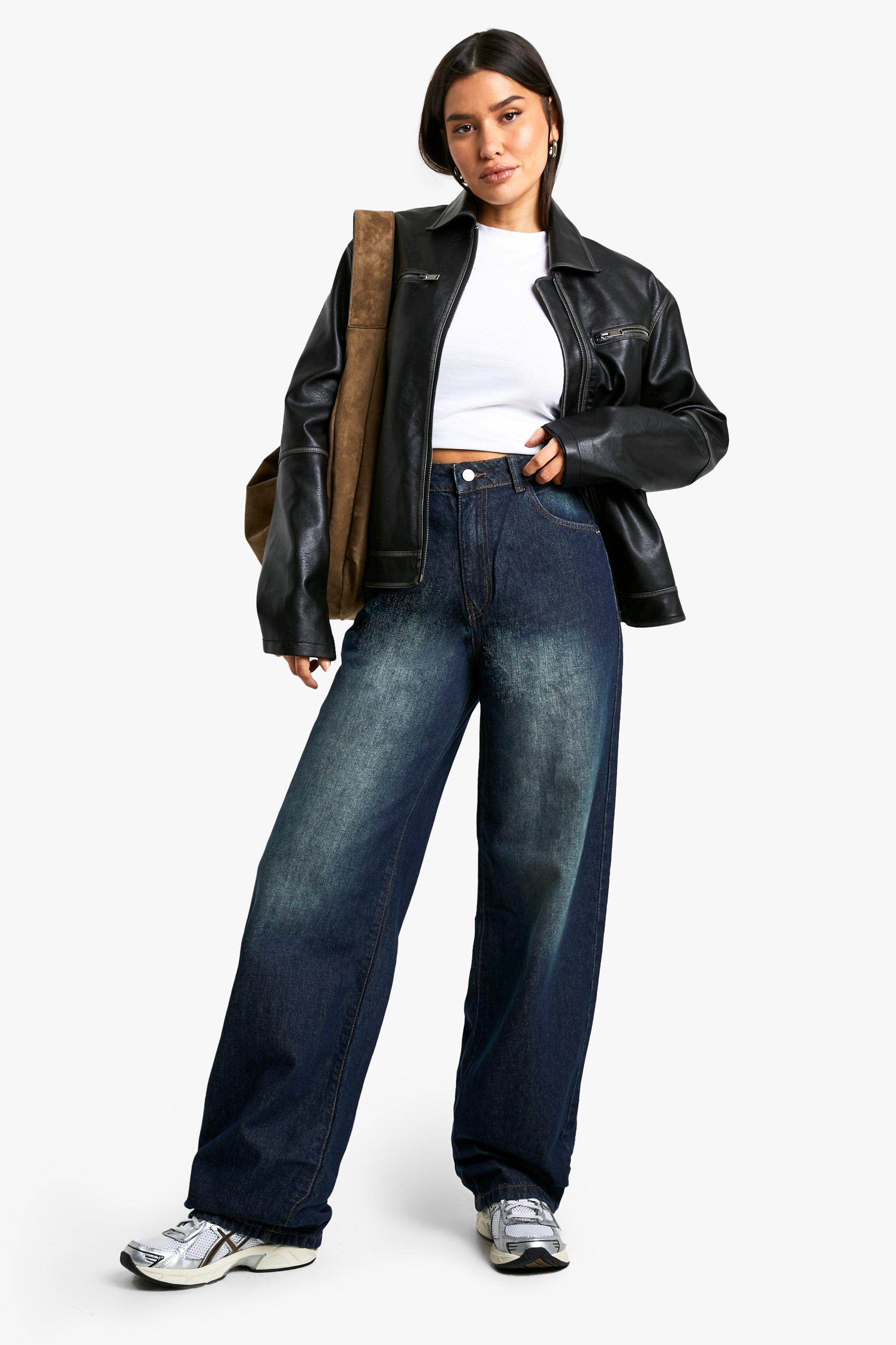 Boohoo The Tall Boyfriend Jeans, Dark Indigo