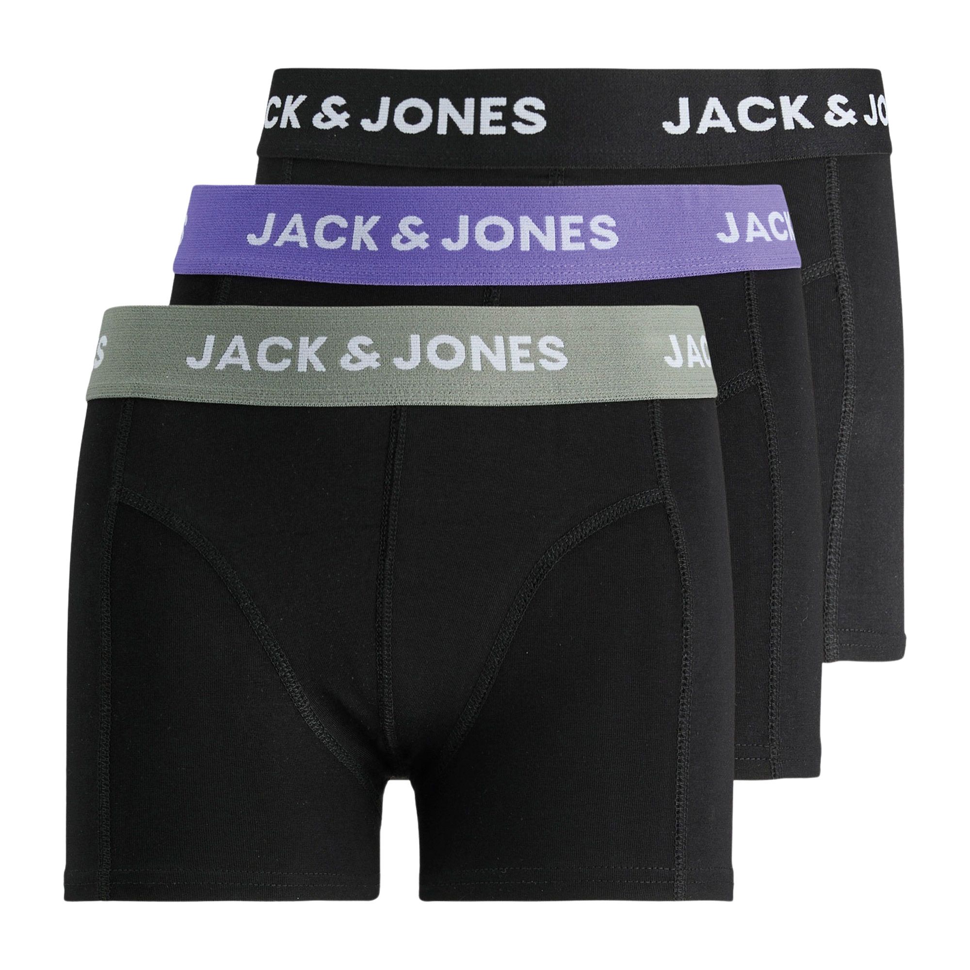 Jack & Jones Axel Solid Trunk Boxershorts Junior (3-pack)