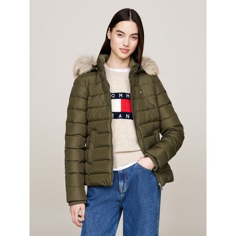 Tommy Jeans Curve Gewatteerde jas TJW BASIC HOODED DOWN JACKET EXT