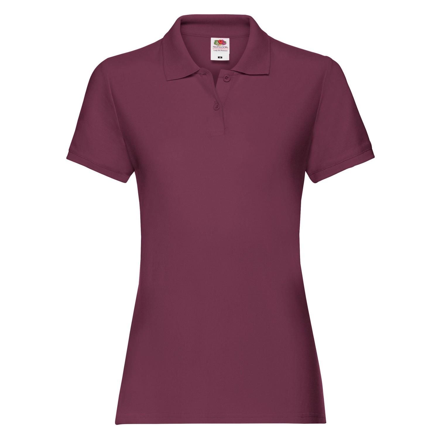 Fruit of the Loom Dames premium effen poloshirt