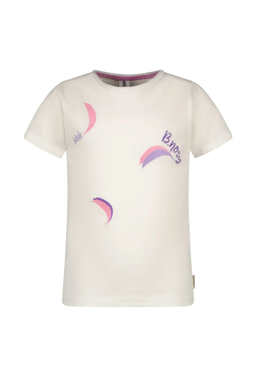 B.Nosy Zomer t-shirt meisjes ecru tammy