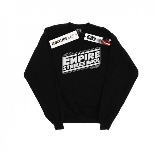 Star Wars Girls The Empire Strikes Back-logo-sweatshirt 12-13 zwart