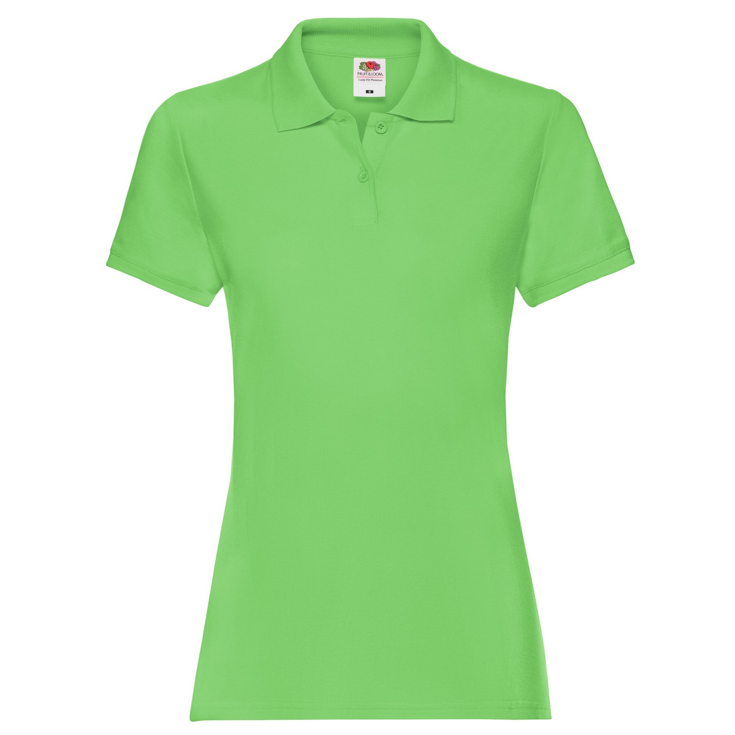 Fruit of the Loom Dames premium effen poloshirt