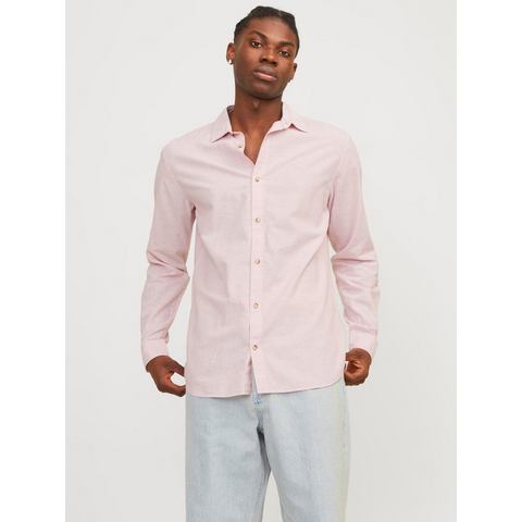 Jack & Jones Overhemd met lange mouwen JJESUMMER LINEN BLEND SHIRT LS SN