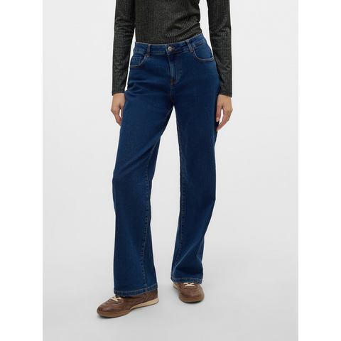 Vero Moda Wijde jeans VMELLY MR WIDE JEANS BLUE NOOS