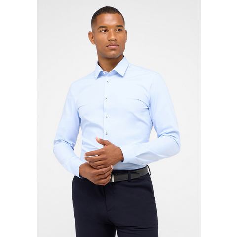 ETERNA Mode GmbH SUPER SLIM Performance Shirt in hellblau unifarben