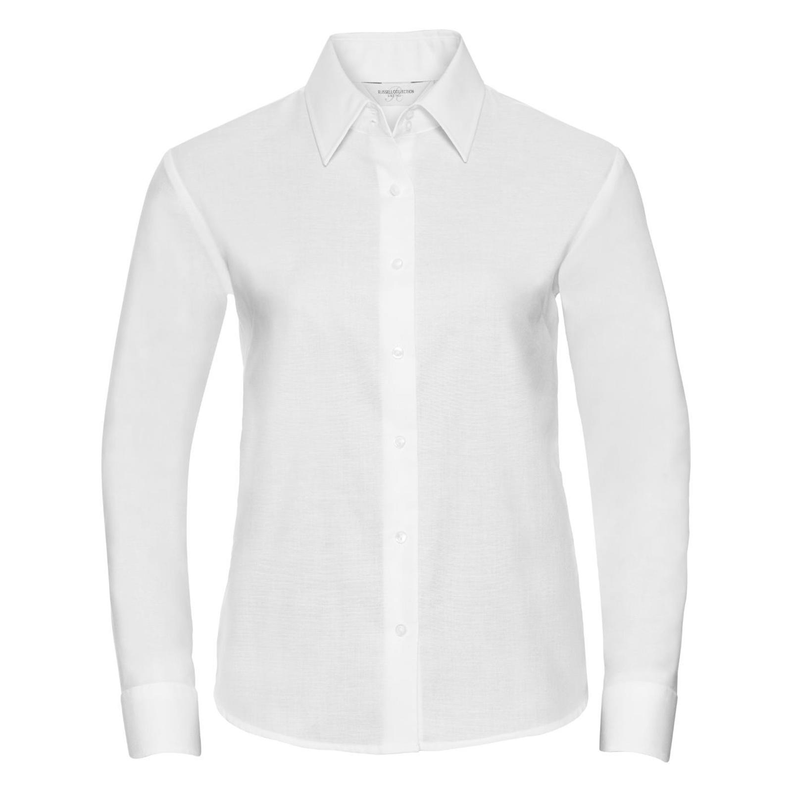 Russell Athletic Collectie dames lange mouw easy care oxford shirt