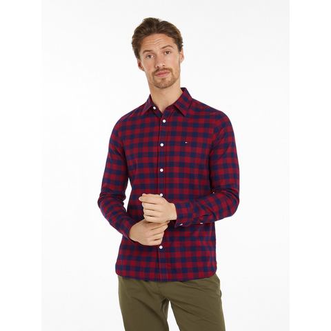 Tommy Hilfiger Overhemd met lange mouwen BRUSHED GINGHAM SF SHIRT