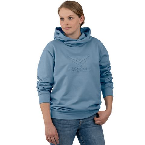 Trigema Hoodie  hoodie met groot 3D-motief