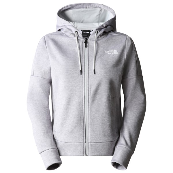 The North Face  Women's Reaxion Fleece Full Zip Hoodie - Fleecevest, grijs