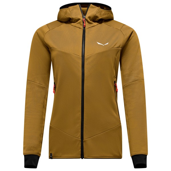 Salewa  Women's Sella Crevasse Hooded Jacket - Fleecevest, bruin