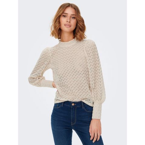 JDY Shirt met lange mouwen AVERY L/S LACE TOP JRS NOOS