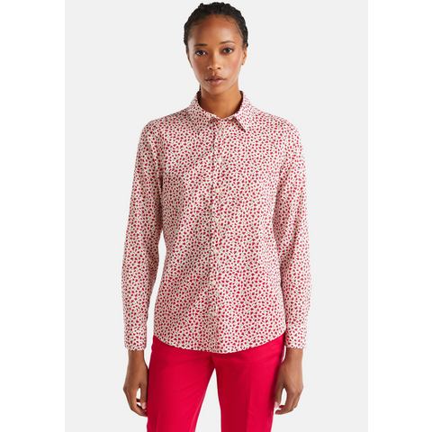 United Colors of Benetton Overhemdblouse met all-over bloemetjesprint