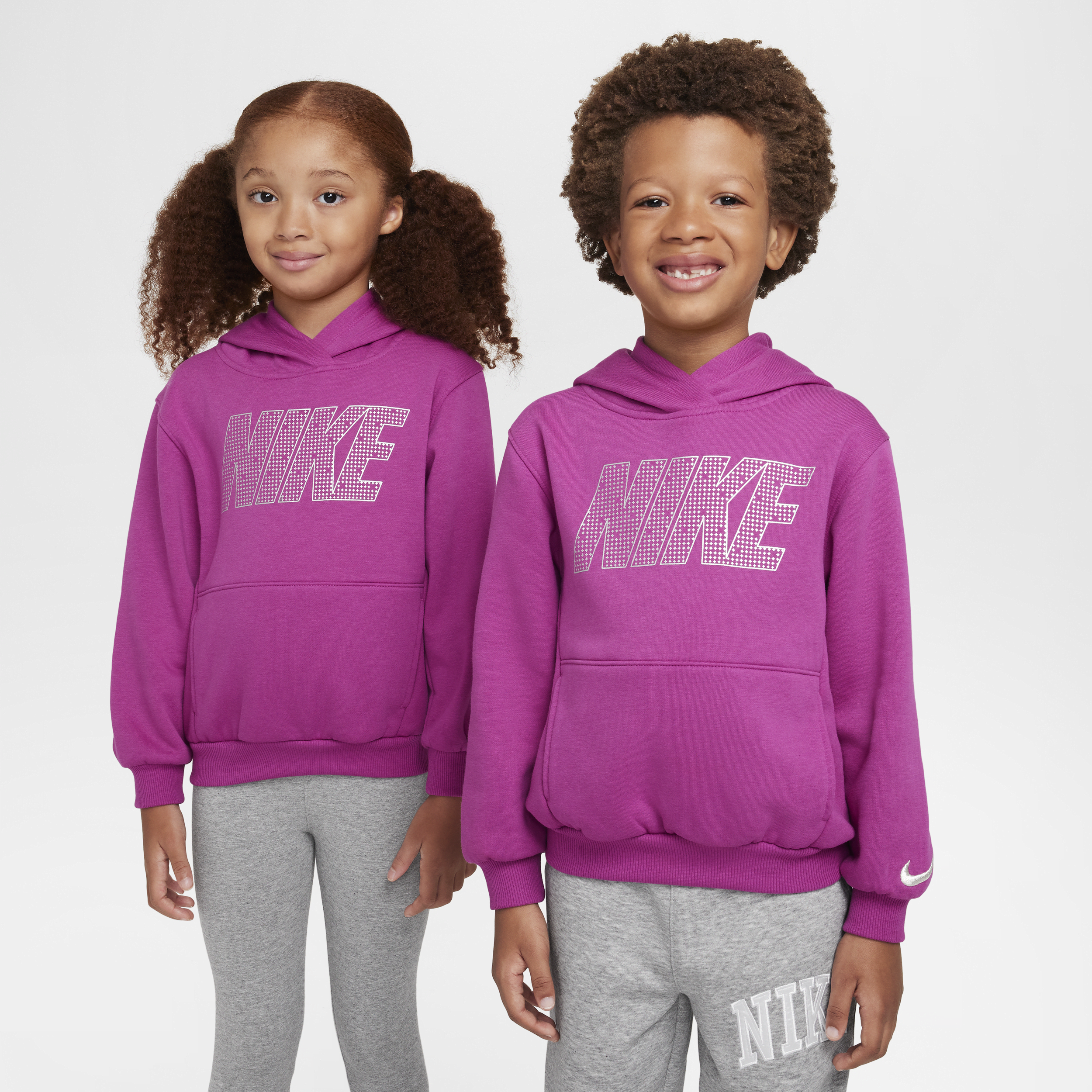 Nike Shine hoodie voor kleuters - Paars