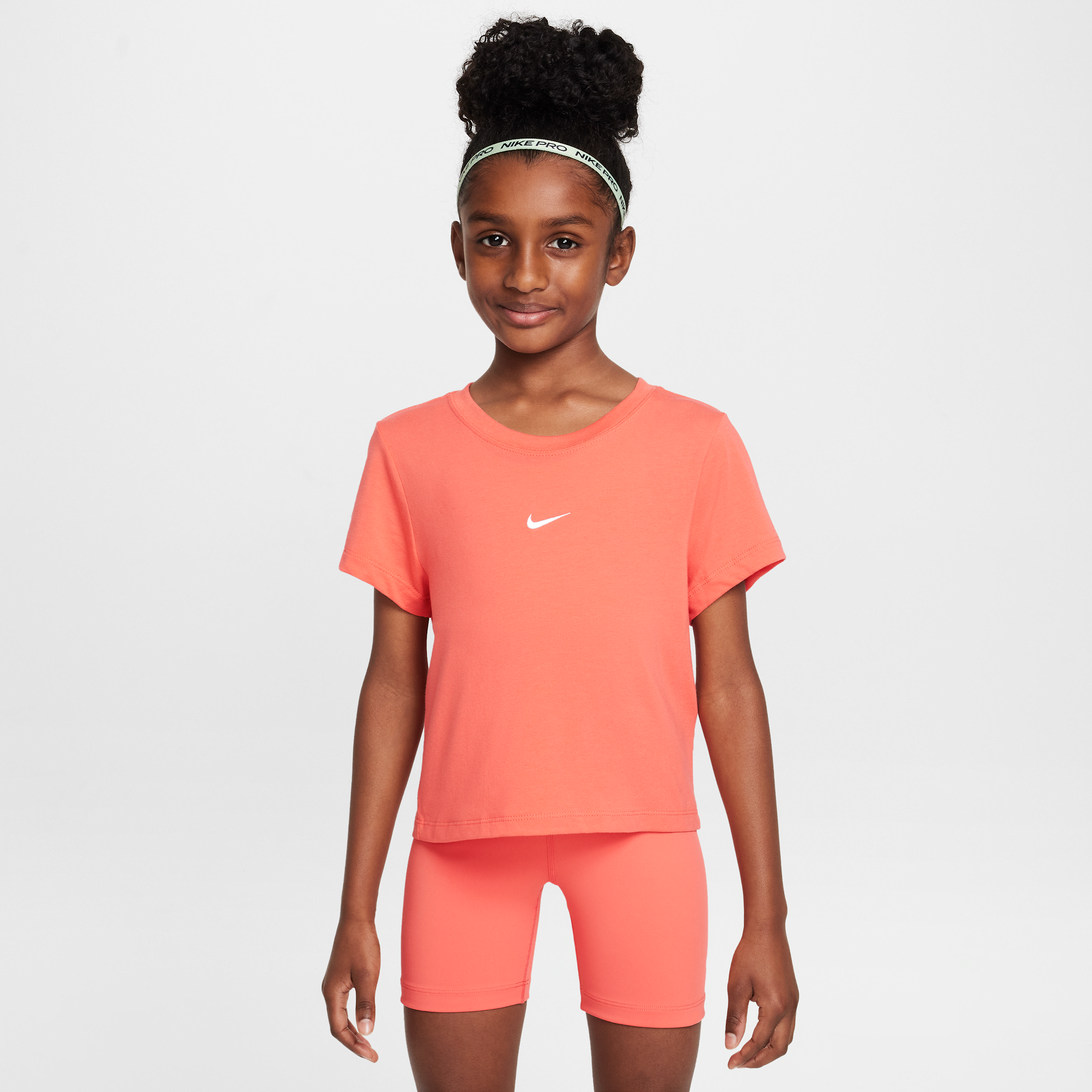 Nike Sportswear kort T-shirt voor meisjes - Oranje