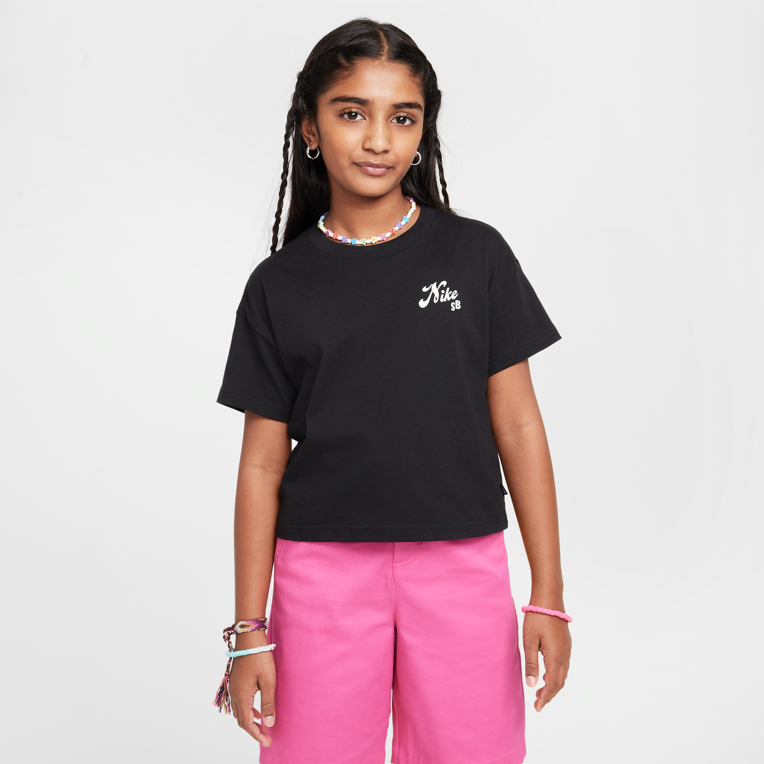 Nike SB T-shirt voor meisjes - Zwart