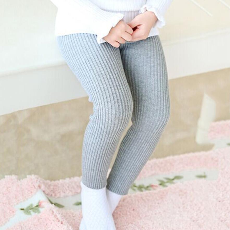 Danishaaa Leuke snoepkleurige legging voor kinderen, katoenen legging met verdikte legging 120cm wit