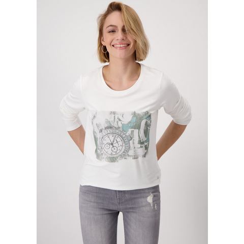 Monari Shirt met ronde hals Shirt horloge sieraad