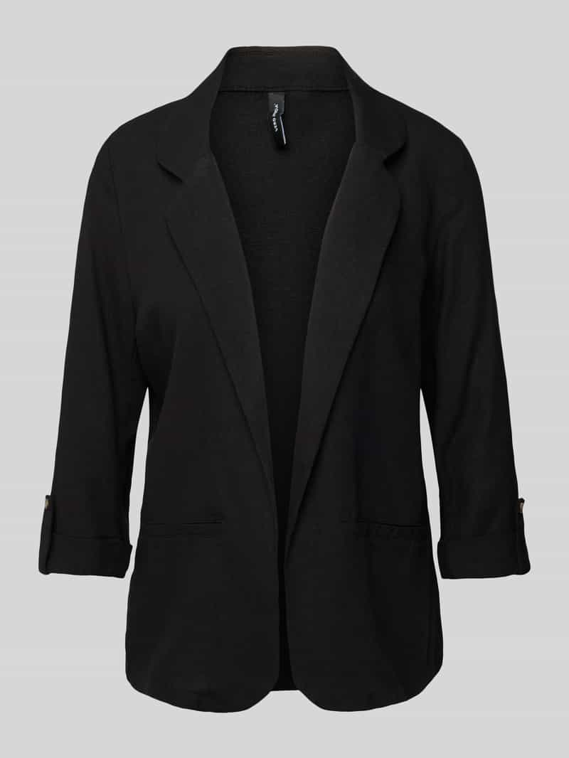 Vero Moda Blazer van een mix van viscose en linnen met 3/4-mouwen, model 'JESMILO'