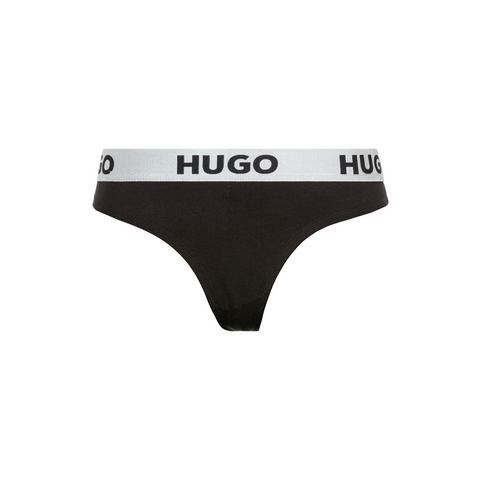 HUGO underwear String THONG SPORTY LOGO met hugo logo op de elastische tailleband