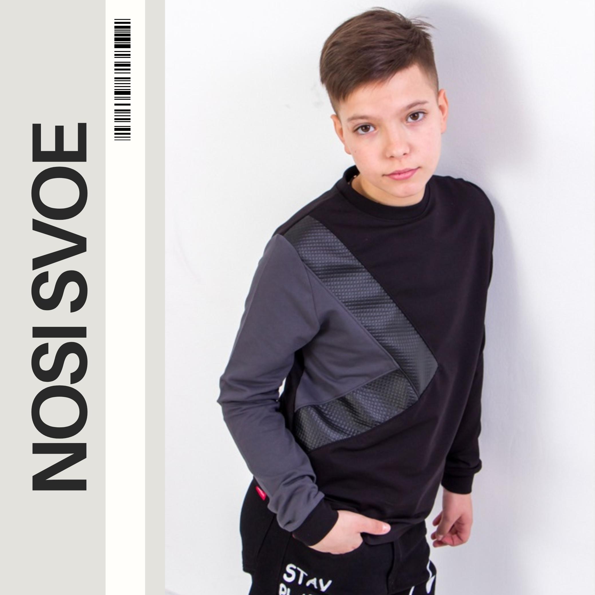 НС Sweatshirt (boys) , Any season , Nosi svoe 6271-057 122 zwart