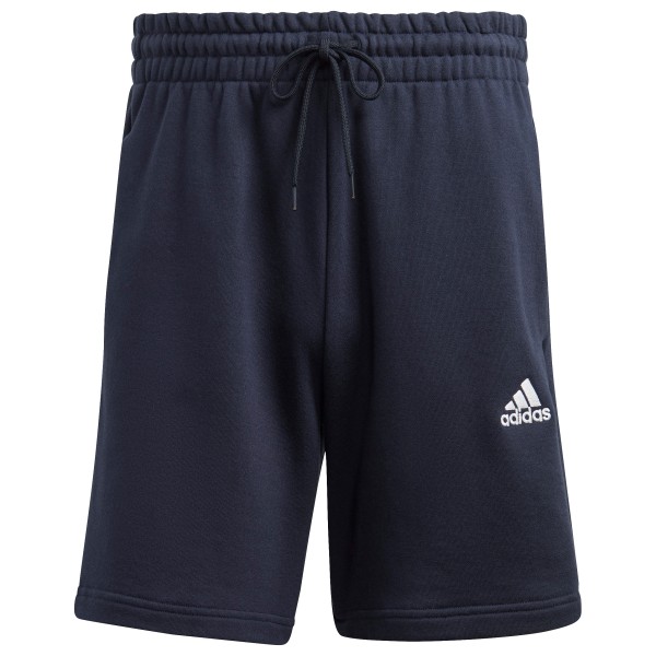 Adidas  Essentials French Terry 3-Stripes Shorts - Short, blauw