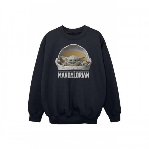 Star Wars Boys The Mandalorian The Child Pod Sweatshirt 12-13 zwart