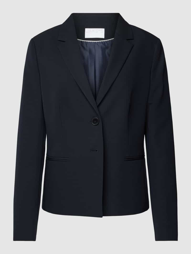 Jake*s Collection Blazer met viscose en paspelzakken