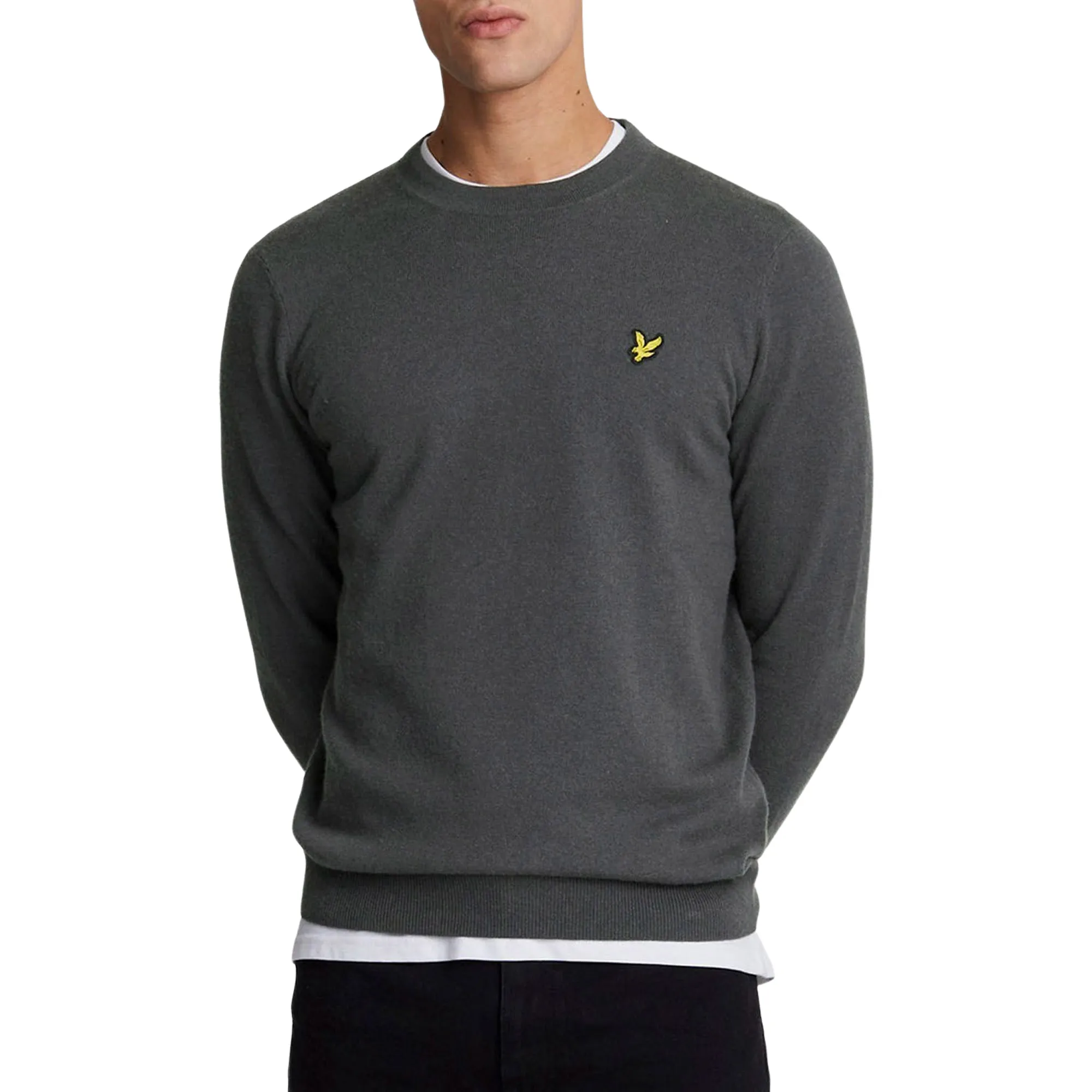 Lyle & Scott Cotton Merino Crewneck Sweater Heren