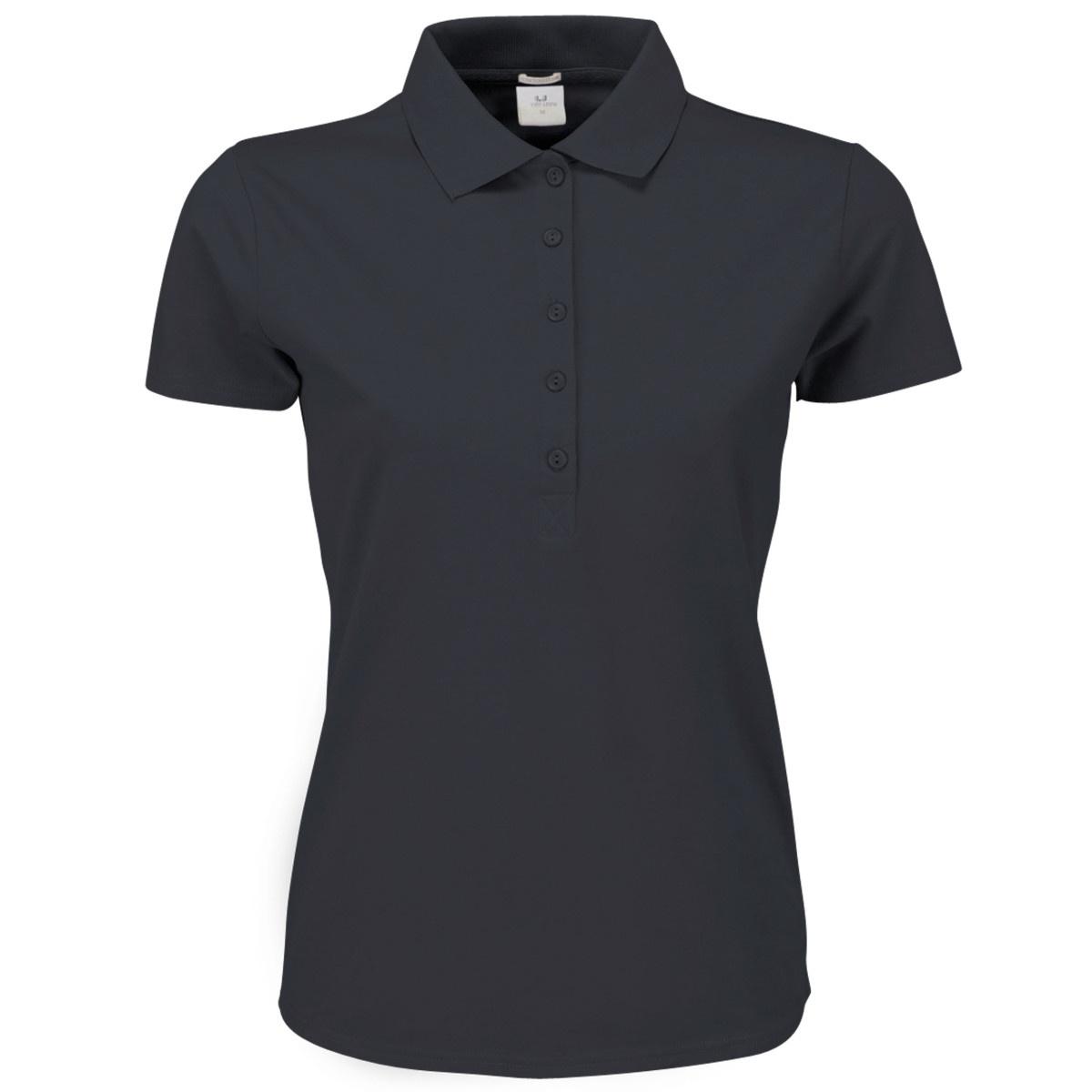 Tee Jays Dames luxe stretch poloshirt met korte mouwen