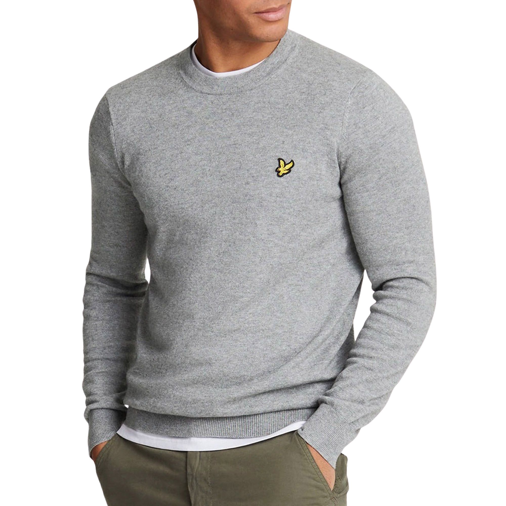 Lyle & Scott Cotton Merino Crewneck Sweater Heren