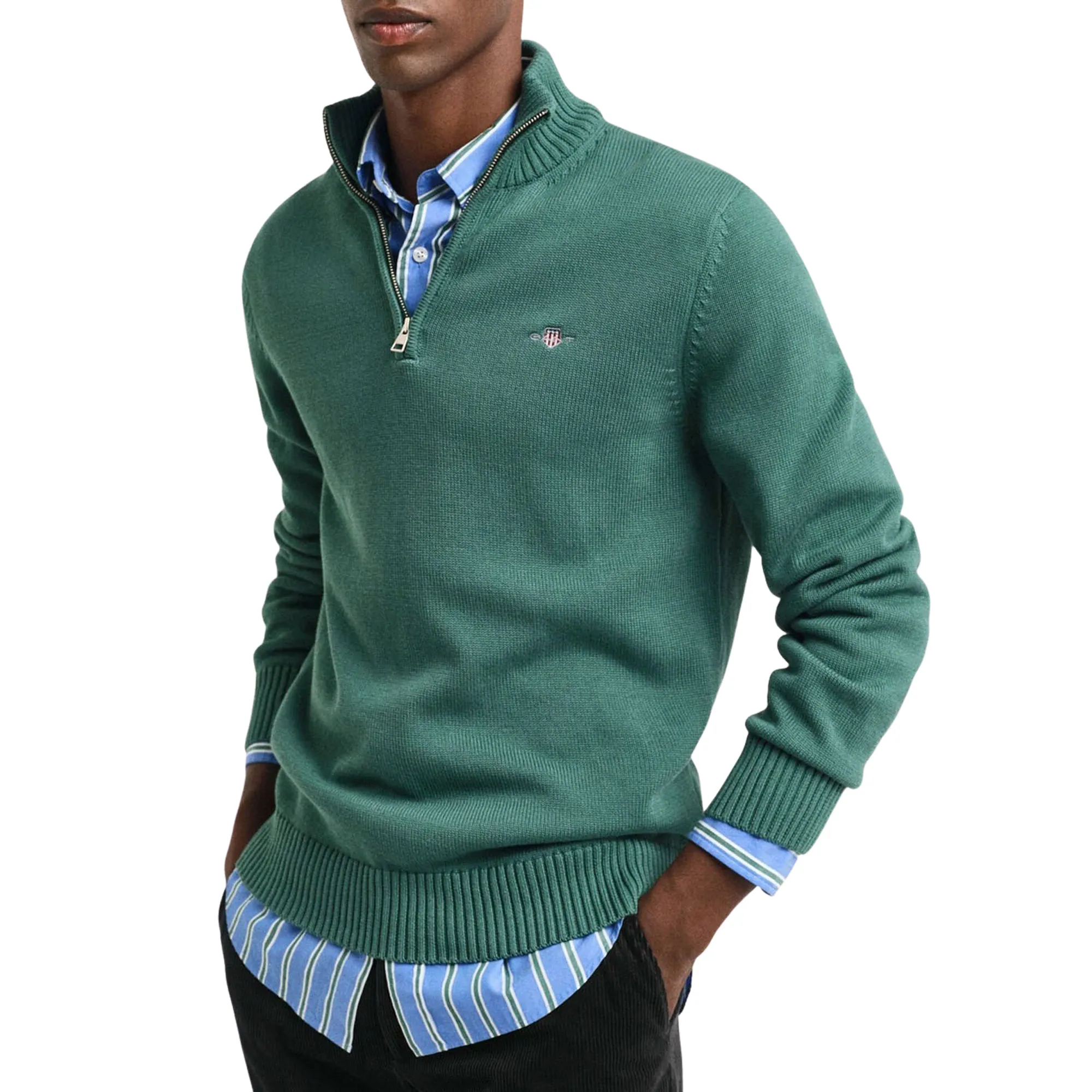 Gant Casual Half Zip Sweater Heren